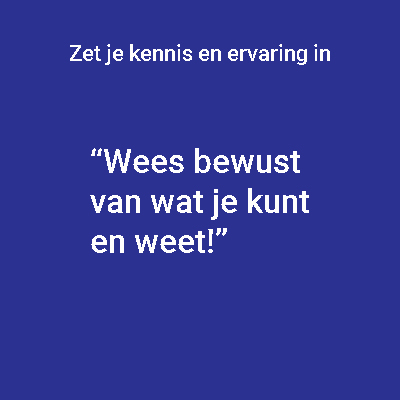 “Je bent een krachtig persoon en dit mag je ook uitstralen!”